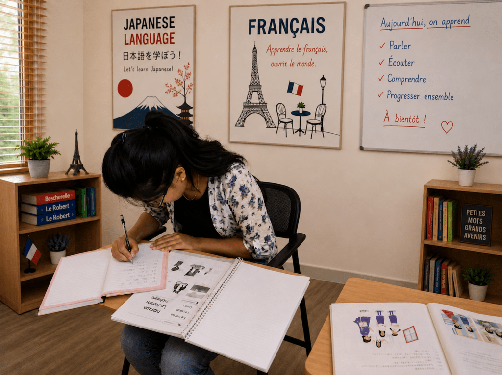 Aarthi Chawla, Online French & Japanese One-on-One classes Bangalore