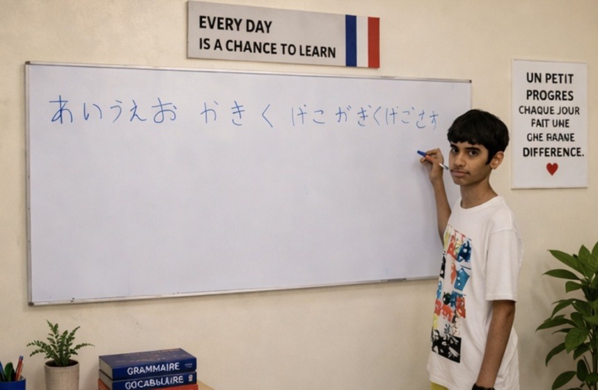one on one Japanese class for kids and teens by Aarti Chawla (Mushcha School)