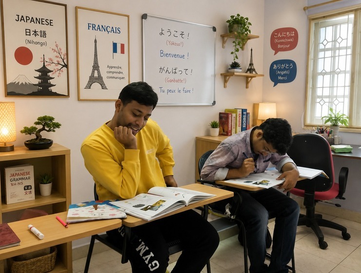 Arti Chawla Foreign Class - French and Japanese language school